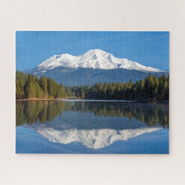 MOUNT SHASTA REFLECTED JIGSAW PUZZLE (Horizontal)
