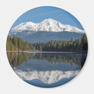 MOUNT SHASTA REFLECTED MAGNET