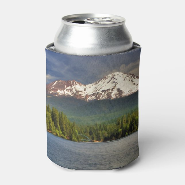 MOUNT SHASTA SEEN FROM LAKE SISKIYOU CAN COOLER (Can Front)