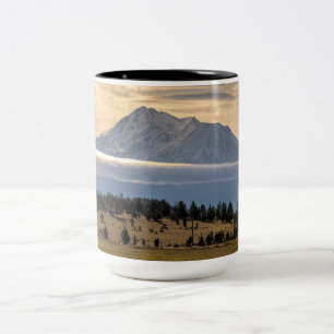 MOUNT SHASTA Two-Tone COFFEE MUG