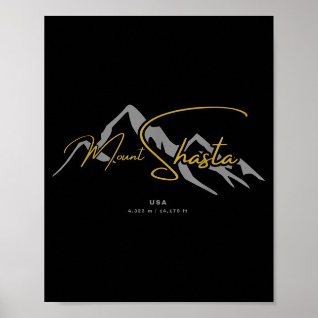 Mount shasta usa  poster (Front)