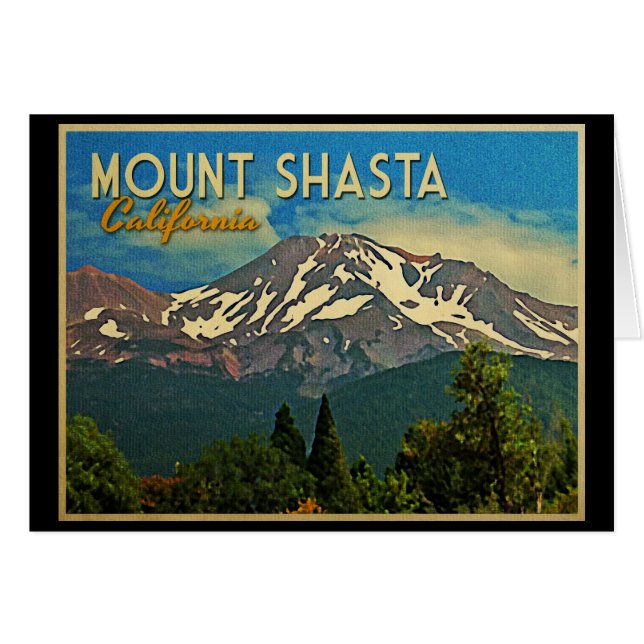 Mount Shasta Vintage (Front Horizontal)