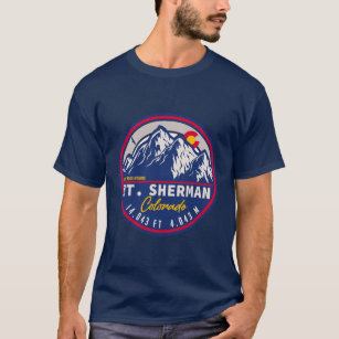 Mount Sherman Colorado - 14ers fourteener hiking T-Shirt