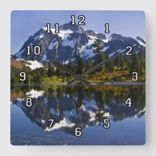 Mount Shuksan wall clock