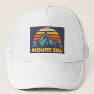 Mount Sill California Retro Turquoise Trucker Hat