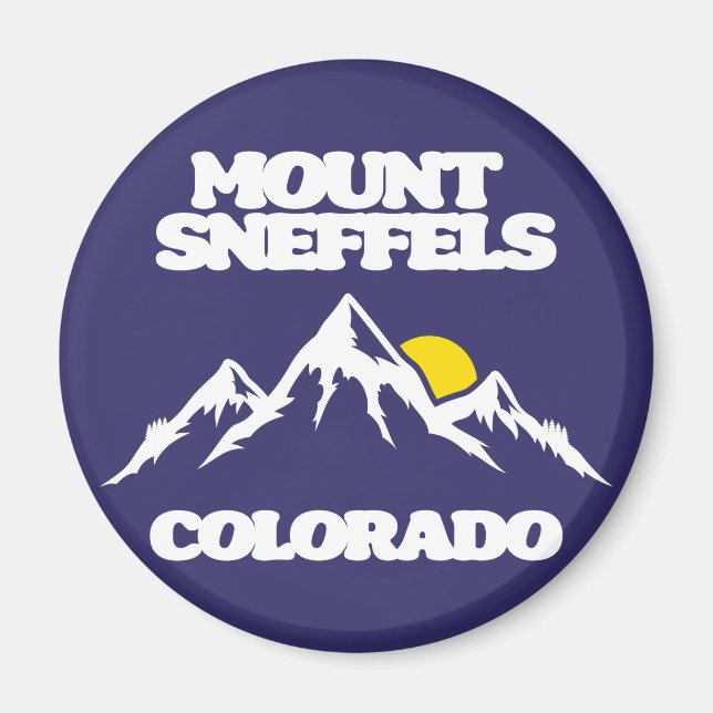 Mount Sneffels Colorado Magnet (Front)