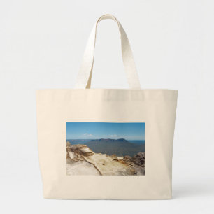 Mount Solitary and Jamison Valley Large Tote Bag