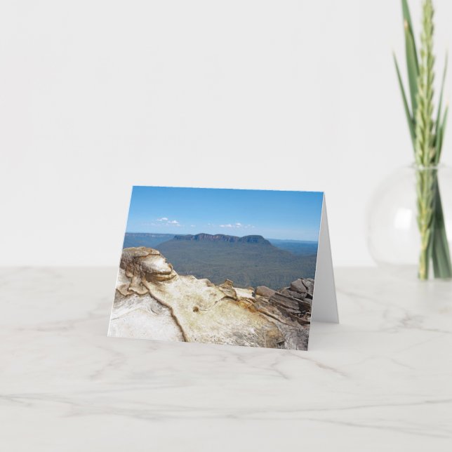 Mount Solitary and Jamison Valley Thank You Card (Front)