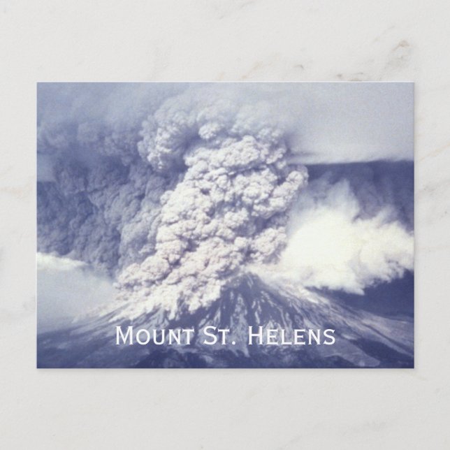 Mount St. Helens Eruption, May 18, 1980 Postcard (Front)
