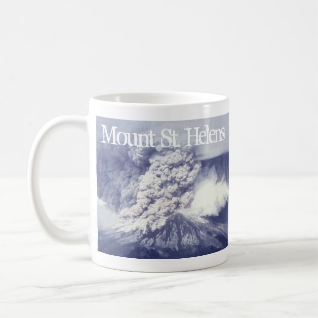 Mount St. Helens Eruption Mug (Left)