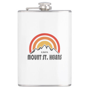 Mount St. Helens Hip Flask