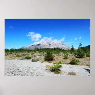 Mount St Helens, landscape photography, Seattle Poster