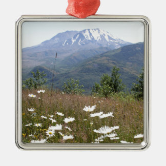 Mount St. Helens Metal Tree Decoration