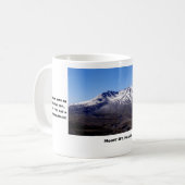 Mount. St. Helens Mug with photo and funny caption (Front Left)