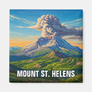 Mount St Helens National Volcanic Monument Magnet