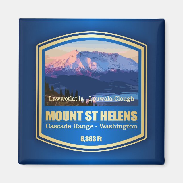 Mount St Helens (PF) Magnet (Front)