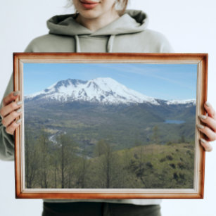 Mount St Helens Volcanic Landscape Photo Print