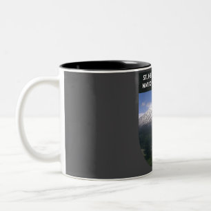 Mount St. Helens Volcanic National Monument  Two-Tone Coffee Mug