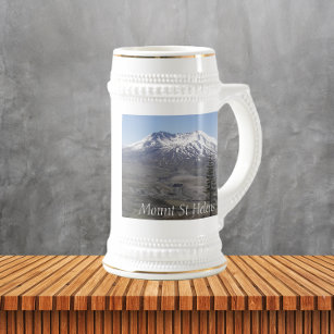 Mount St Helens Volcano Beer Stein