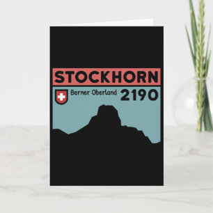 Mount Stockhorn Hike Mountain Biking Thun Swiss Hi Card