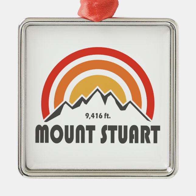 Mount Stuart Metal Ornament (Front)