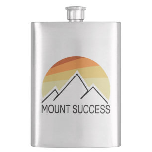 Mount Success New Hampshire Retro Hip Flask