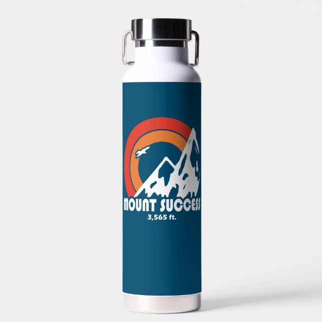 Mount Success New Hampshire Sun Eagle Water Bottle (Front)