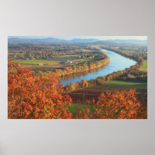Mount Sugarloaf Connecticut River Valley Autumn Poster