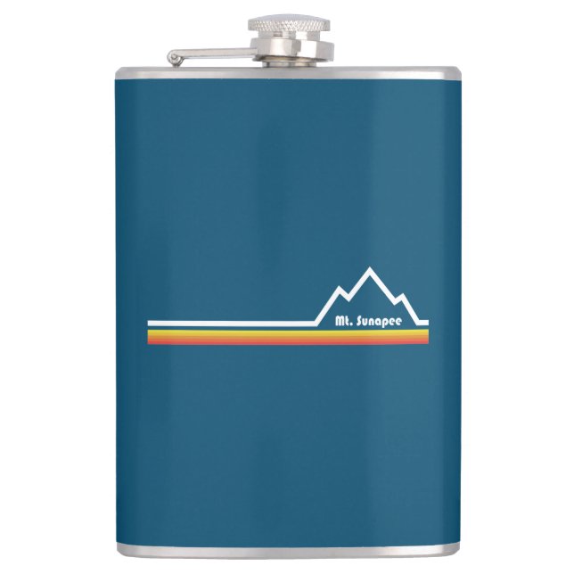 Mount Sunapee, New Hampshire Hip Flask (Front)