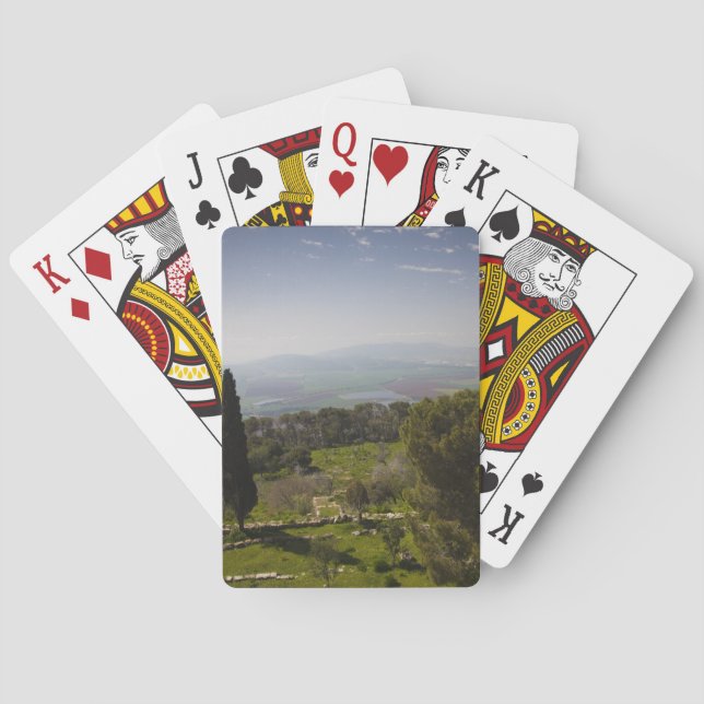 Mount Tabor, site of biblical transfiguration Playing Cards (Back)