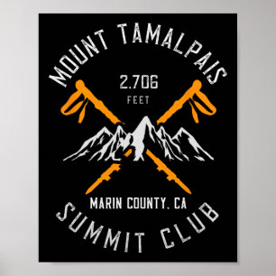 Mount Tamalpais Hiking Marin County California  Poster