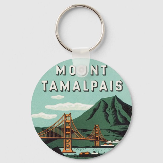Mount Tamalpais Key Ring (Front)