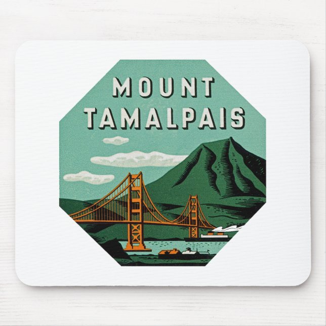 Mount Tamalpais Mouse Pad (Front)