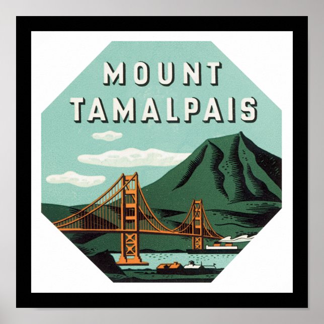 Mount Tamalpais Poster (Front)