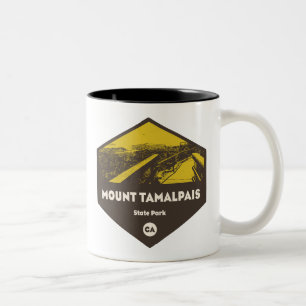 Mount Tamalpais State Park California Two-Tone Coffee Mug