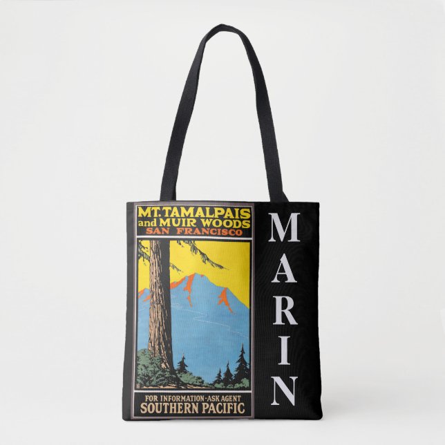 Mount Tamalpais Tote Bag (Front)