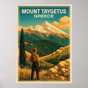 Mount Taygetus Greece V03 Poster