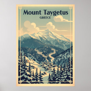Mount Taygetus Greece V05 Poster