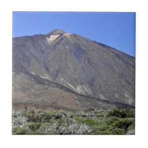 Mount Teide at Tenerife Ceramic Tile