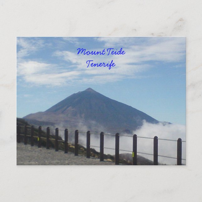 Mount Teide, Tenerife Postcard (Front)