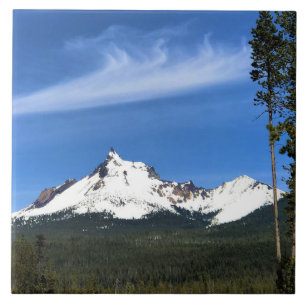 Mount Thielsen, Oregon Ceramic Tile