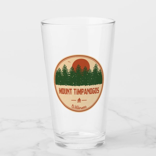 Mount Timpanogos Wilderness Utah Glass (Front)