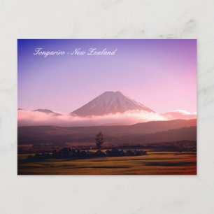 Mount Tongariro, Vulcano, New Zealand / Travel Postcard
