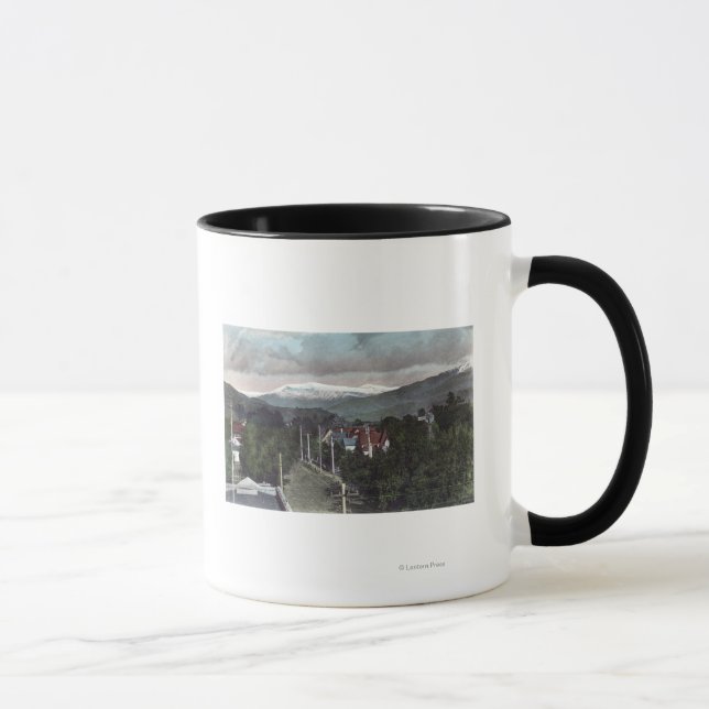 Mount Topo View from CitySanta Paula, CA Mug (Right)
