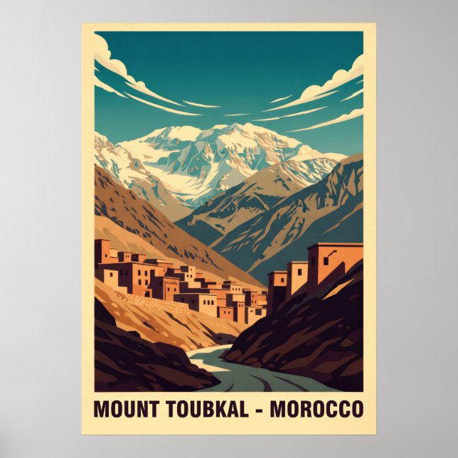 Mount Toubkal Morocco V01 Poster (Front)