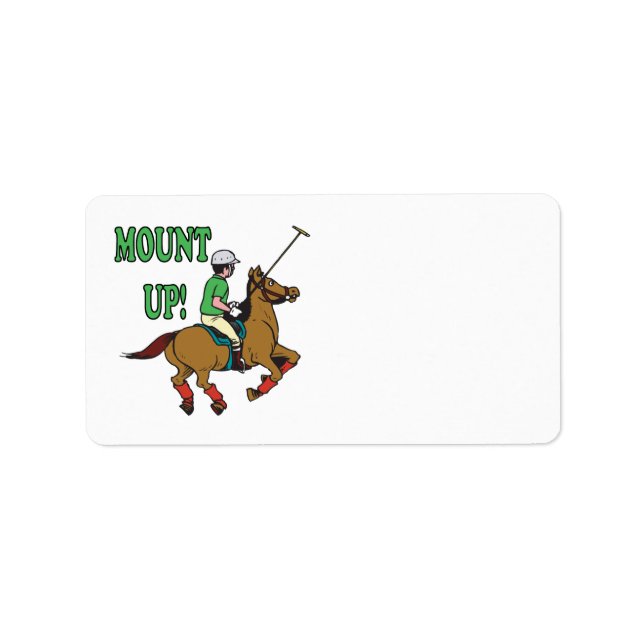Mount Up Label (Front)