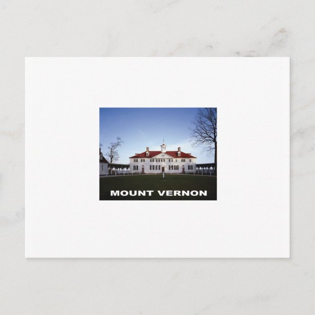 mount vernon gw postcard (Front)