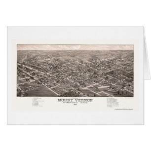 Mount Vernon, IL Panoramic Map - 1881