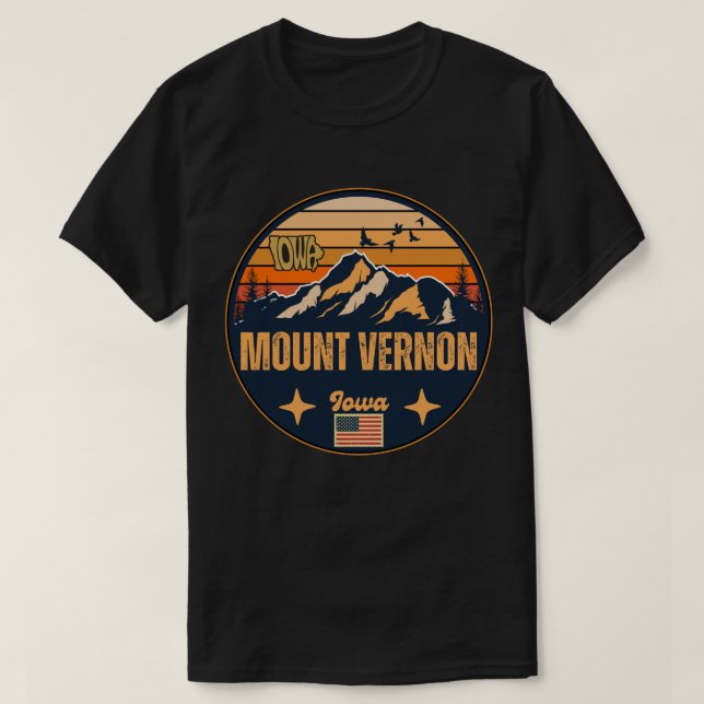 Mount Vernon, Iowa T-Shirt (Design Front)