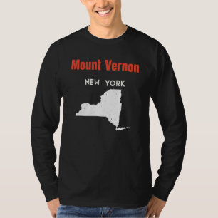 Mount Vernon New York Usa State America Travel New T-Shirt